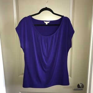Banana Republic Vibrant Purple Blouse